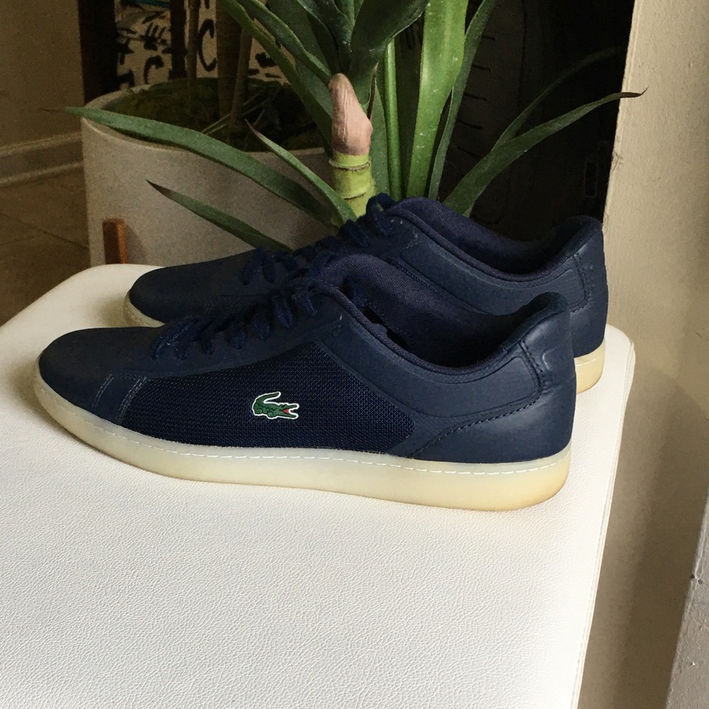 LACOSTE Straightest Mesh Sneakers Size 11